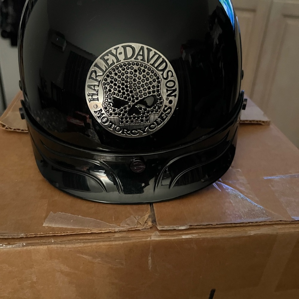 Harley Davidson motorcycle helmet